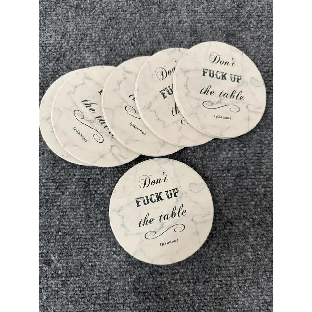 Don’t F* Up the Table” Coasters – Classy, Sassy & a Little Bit Sweary**